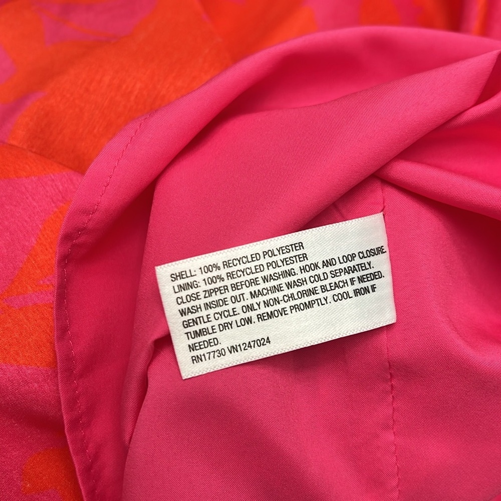 kate spade Pink & Coral Floral Peplum Midi Dress - Picture 8 of 8